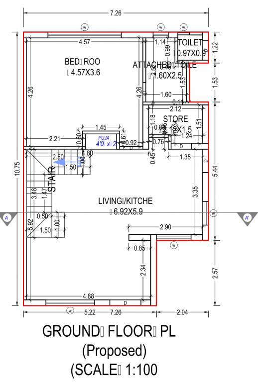 residency Floor Plan Ground Floor Plan