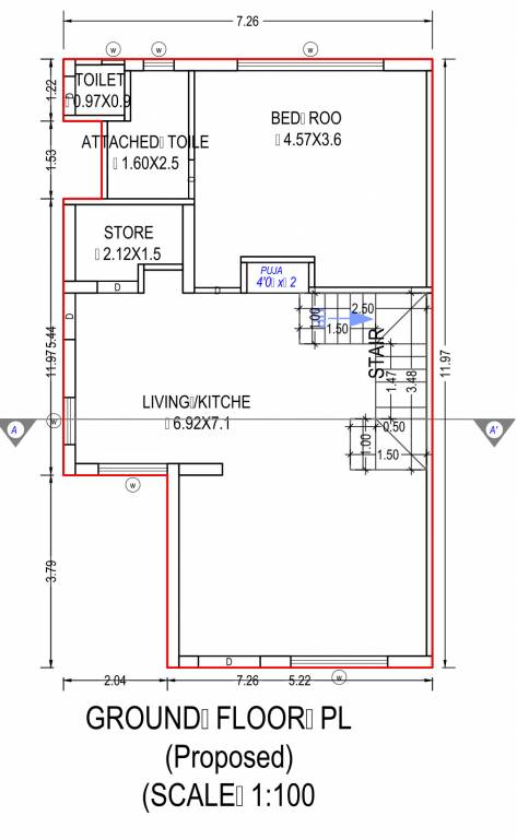 residency Floor Plan Ground Floor Plan