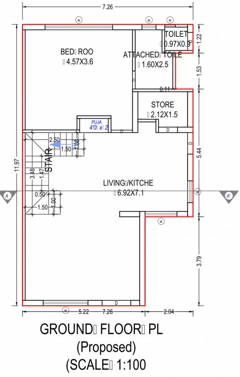 residency Floor Plan Ground Floor Plan