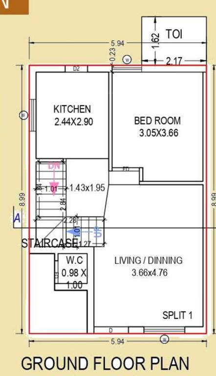  omkar aangan Floor Plan Ground Floor Plan