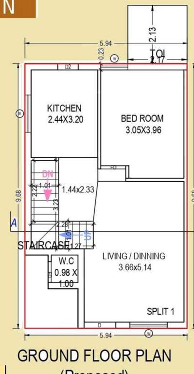 omkar aangan Floor Plan Ground Floor Plan