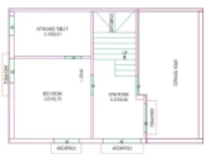 aakar aangan Floor Plan Second Floor Plan