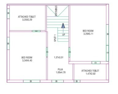aakar aangan Floor Plan First Floor Plan