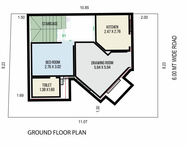 Ground Floor Plan aksharvilla-residency-part-b Floor Plan Ground Floor Plan