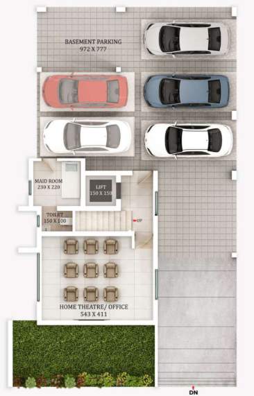  urban serenity villas Floor Plan Ground Floor Plan