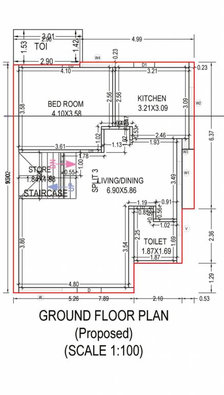  panchamrut Floor Plan Ground Floor Plan