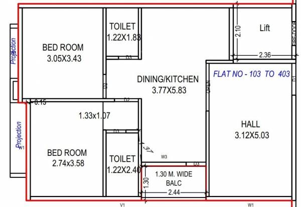 Floor Plan om-shree-residency Floor Plan Floor Plan