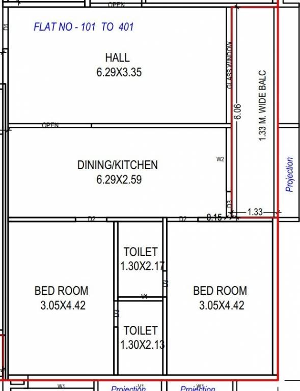 Floor Plan  om shree residency Floor Plan Floor Plan