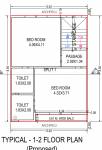  nilkanth-omkar Floor Plan First Floor Plan
