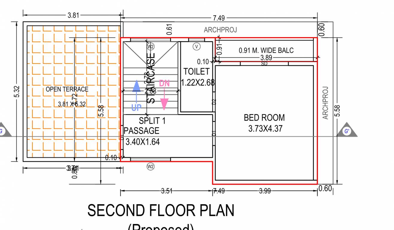  nilkanth omkar Floor Plan Second Floor Plan