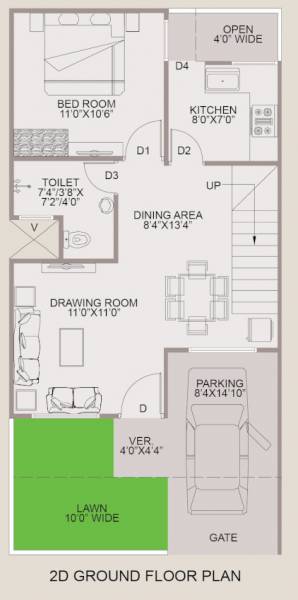  prithvi-courtyard-phase-2-a Floor Plan Ground Floor Plan