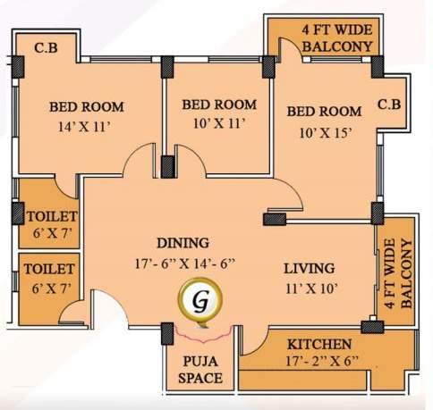  swarna bhoomi phase ii Floor Plan Floor Plan