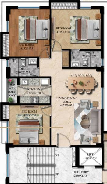  praniti-apartment Floor Plan Floor Plan