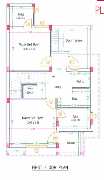 First Floor Plan suleshwari-sanidhya Floor Plan First Floor Plan