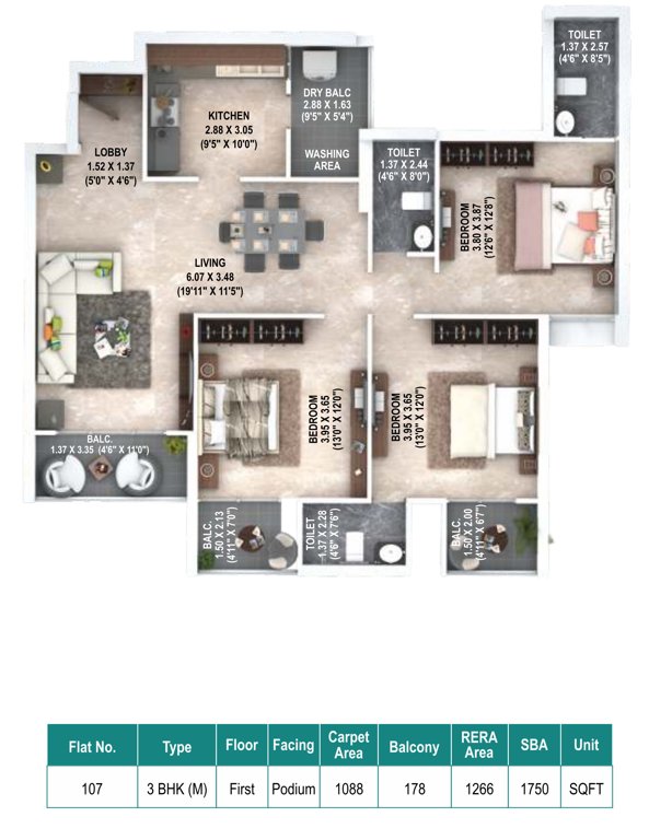  heights phase 2 g h i j k l Floor Plan Floor Plan