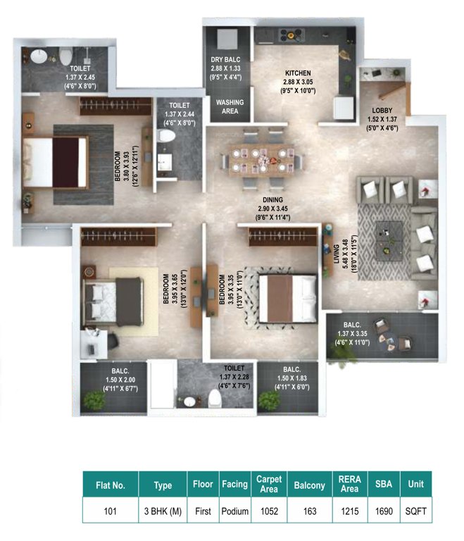  heights phase 2 g h i j k l Floor Plan Floor Plan