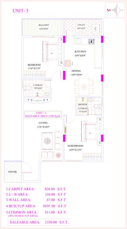  navakruthi garden bay Floor Plan Floor Plan
