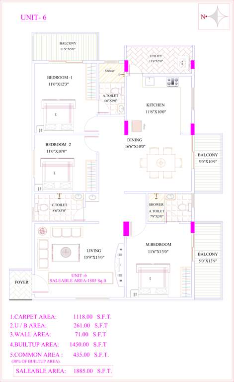  navakruthi garden bay Floor Plan Floor Plan