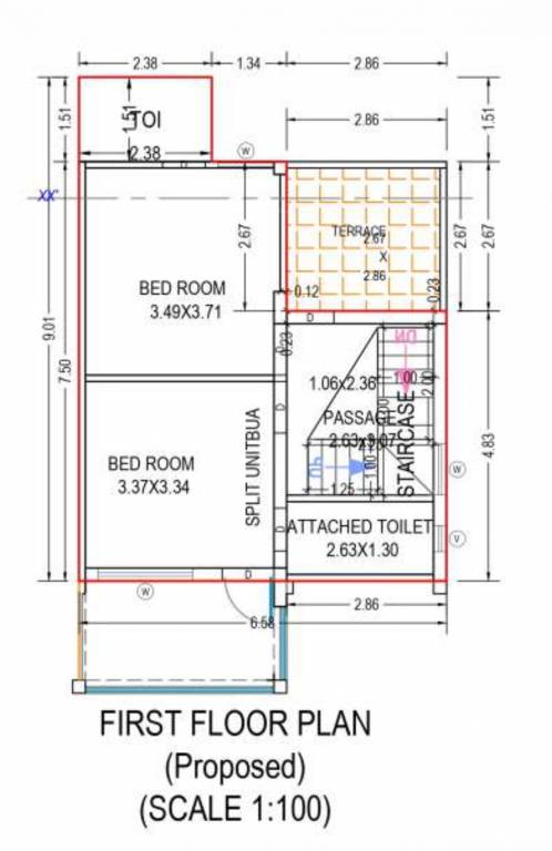  matru bhakti Floor Plan First Floor Plan