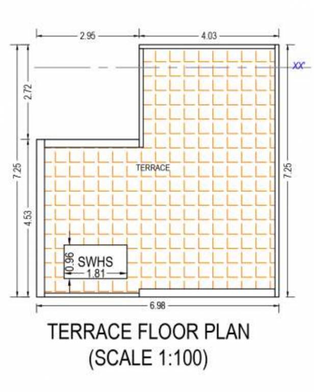  matru bhakti Floor Plan Terrace Floor Plan