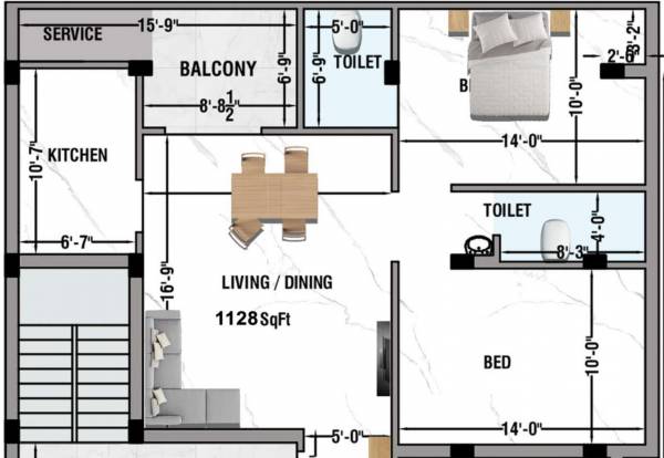  santhosh-flats Floor Plan Floor Plan