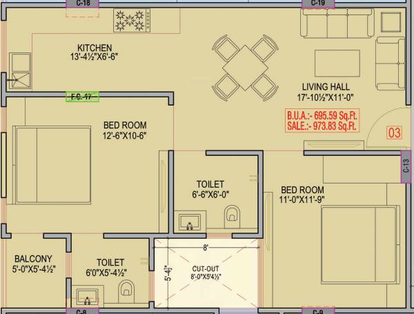  sunflower Floor Plan Floor Plan