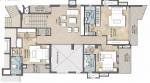 Upper Level Penthouse Plan  belvedere-suites-gh-12-integrated-township Floor Plan Upper Level Penthouse Plan