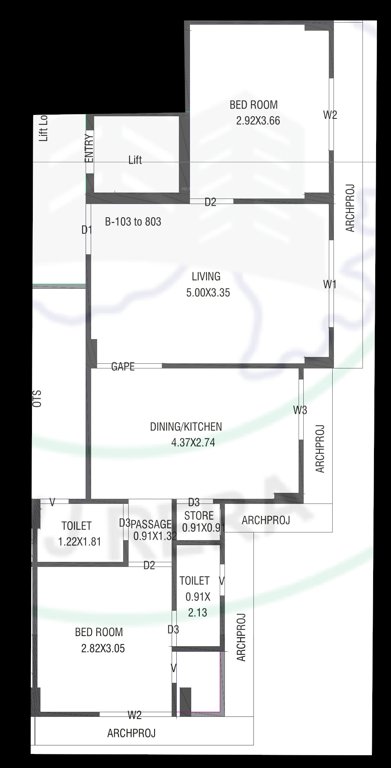  vraj vatika heights Floor Plan Floor Plan
