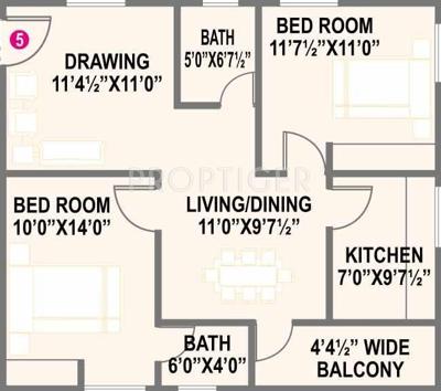 Akshay Fortune (2BHK+2T (1,040 sq ft) 1040 sq ft) Akshay Fortune (2BHK+2T (1,040 sq ft) 1040 sq ft)