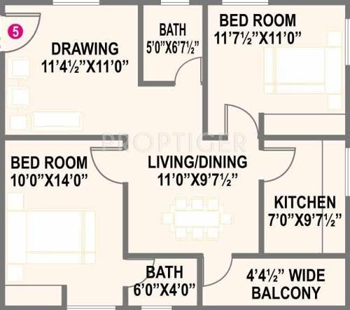 Akshay Fortune (2BHK+2T (1,040 sq ft) 1040 sq ft) Akshay Fortune (2BHK+2T (1,040 sq ft) 1040 sq ft)