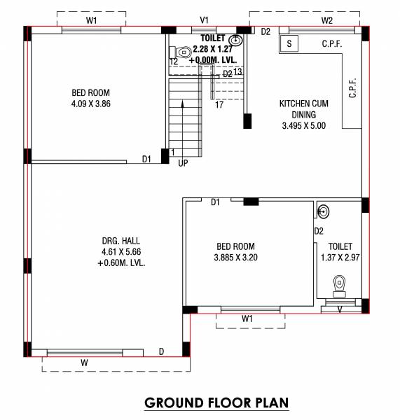  rajvi-classic Floor Plan Ground Floor Plan