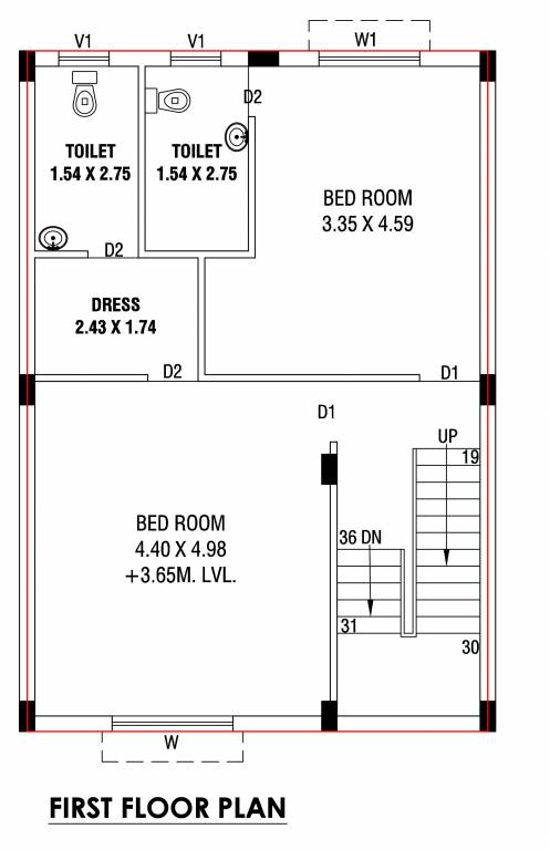 rajvi classic Floor Plan First Floor Plan