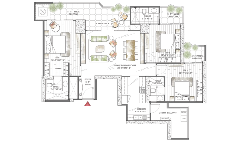 sky arc Floor Plan Floor Plan
