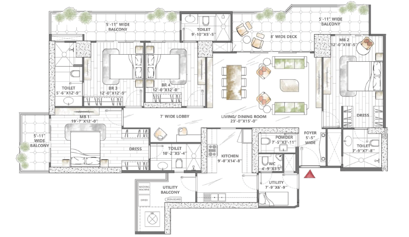 sky arc Floor Plan Floor Plan