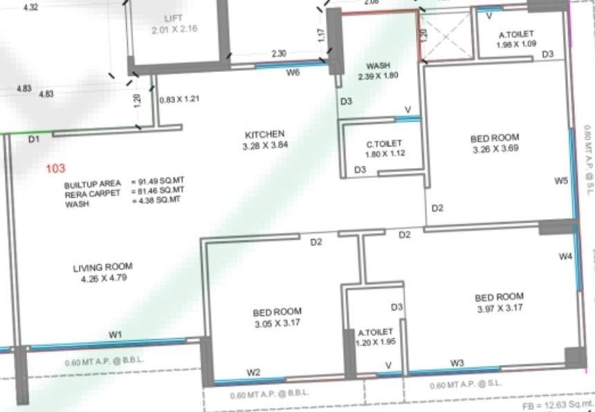  mithila heaven Floor Plan Floor Plan