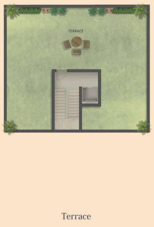  hpr avani villas Floor Plan Terrace Floor Plan