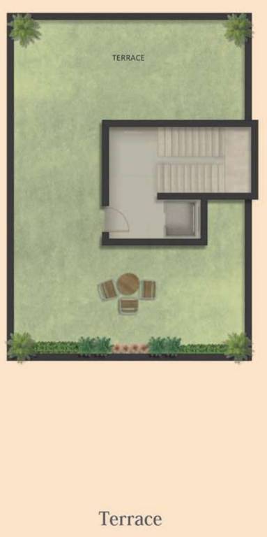  hpr avani villas Floor Plan Terrace Floor Plan