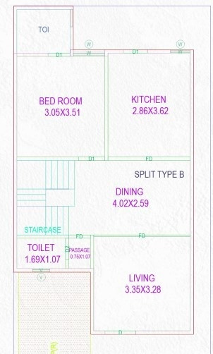  aarna 18 Floor Plan Ground Floor Plan
