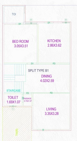  aarna 18 Floor Plan Ground Floor Plan