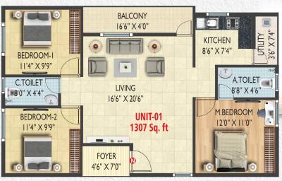  sree-vari-residency Floor Plan Floor Plan