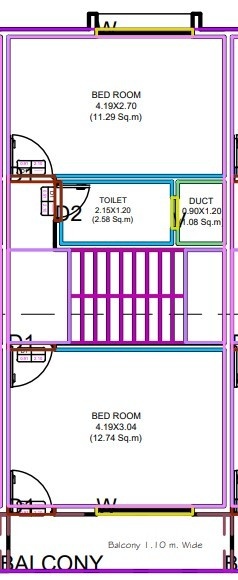  vrundawan-residency Floor Plan First Floor Plan