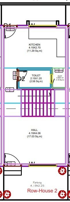  vrundawan residency Floor Plan Ground Floor Plan