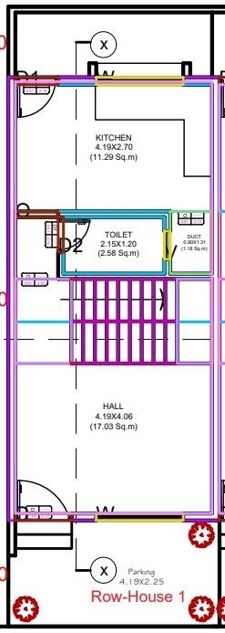  vrundawan residency Floor Plan Ground Floor Plan