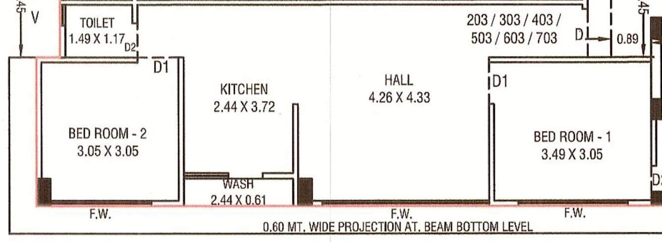  luxuria platinum block a Floor Plan Floor Plan