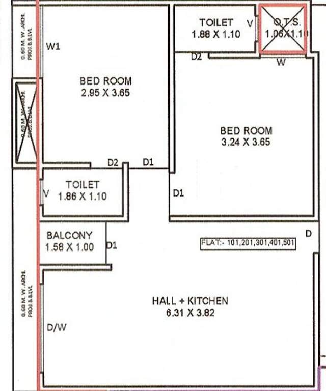 alaknanda co operative housing society Floor Plan Floor Plan