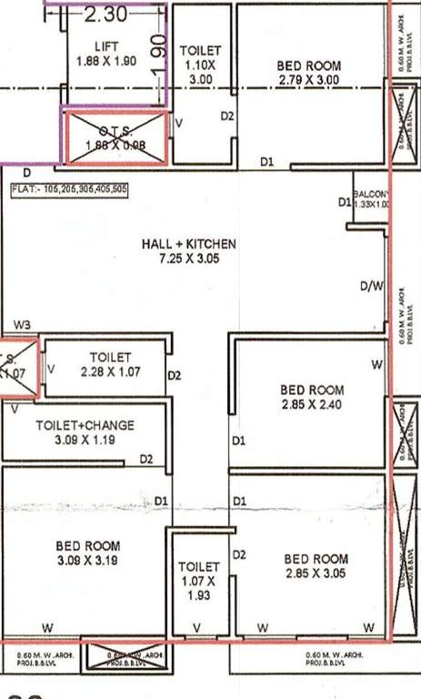  alaknanda co operative housing society Floor Plan Floor Plan