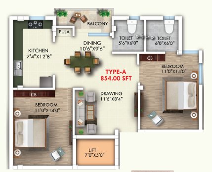 surya enclave Floor Plan Floor Plan