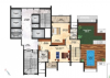  clermont Floor Plan Upper Level Duplex Plan