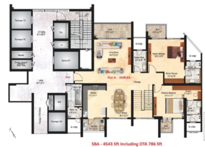  clermont Floor Plan Lower Level Duplex Plan