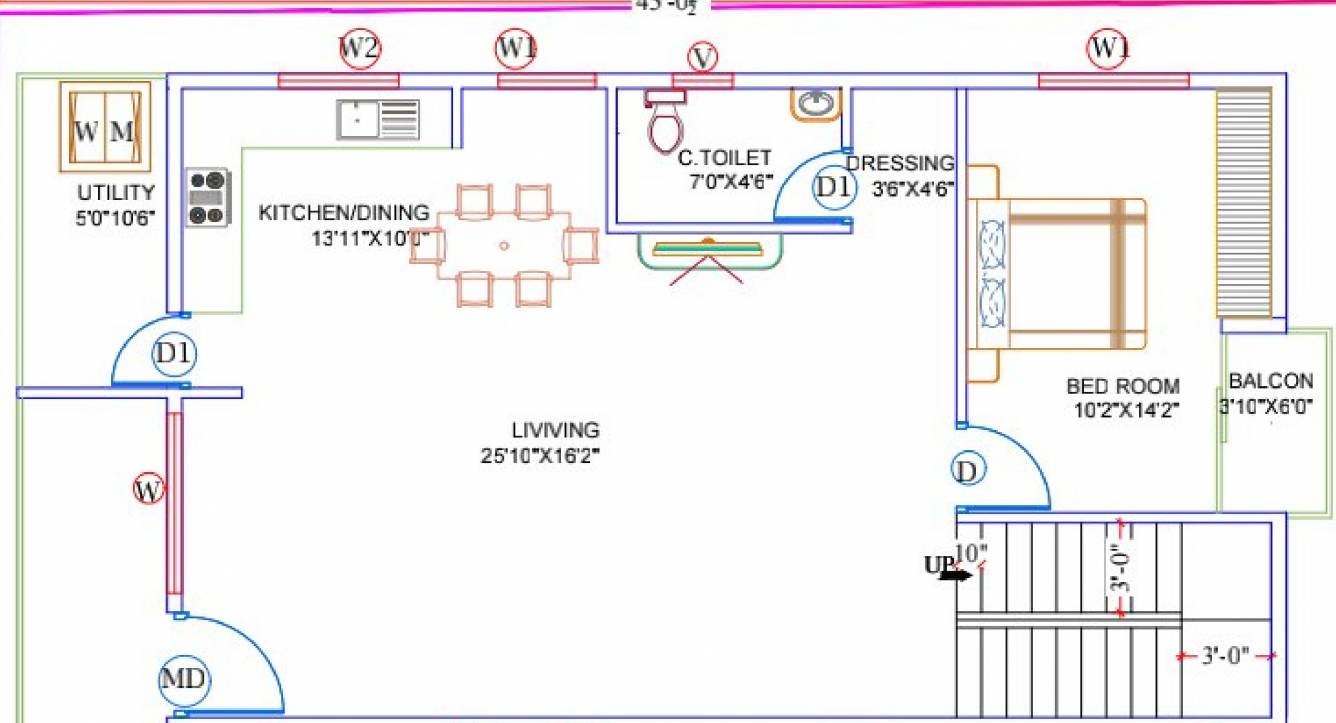  sai srinika Floor Plan Lower Level Duplex Plan